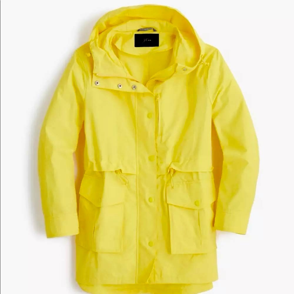 JCrew Perfect Rain Jacket Size S
